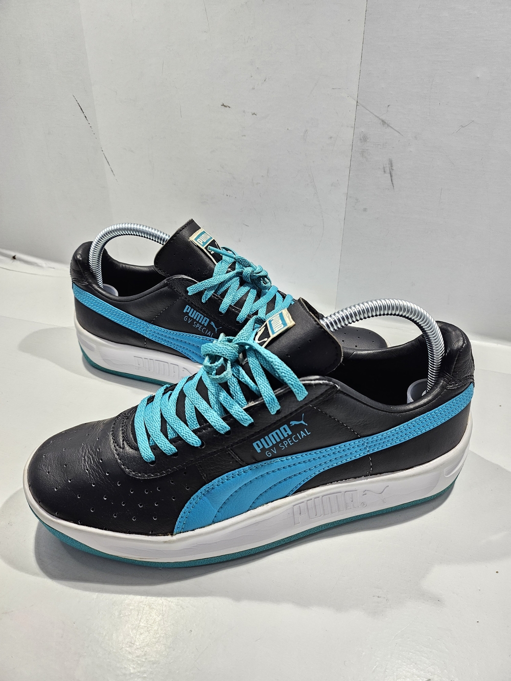 PUMA GV SPECIAL TEAL BLUE/BLACK SNEAKER MEN'S 6.5/WOMEN 8